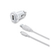 Nabíjačka do auta CellularLine s dátovým káblom a konektorom microUSB 2A