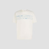 Pánske Tričko s krátkym rukávom O NEILL O'NEILL FLOWER STRIPE T-SHIRT 2850364-11010 – Biela