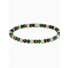 Thomas Sabo A2183-468-7-L19 Unisex Bead Bracelet in earth and green tones