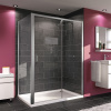Huppe MY FLEX GT1 dvere do niky 1-d,posuvné 130x200, StriebroPololesk, SkloČíreAP, Pravé 145610069322
