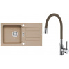Set Alveus (dřez Niagara 30 Beige 55 + baterie Mintas Béžová/Chrom) SETA25275