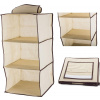 Verk 01333 Závěsný organizér s 3 přihrádkami 30x30x60cm béžová
