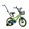 DETSKÝ BICYKEL 14 PALCOV MIRAVO BICYKEL PRE CHLAPCA KOŠÍK VODIACIA TYČ