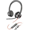HP Poly Blackwire 8225 slúchadlá do uší káblové, 8X223AA, stereo, čierna, Potlačenie hluku; 8X223AA
