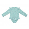 Little dutch Plavky dlouhý rukáv Ocean Treasures Surf Blue vel. 86/92