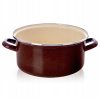 Orion Smaltovaný kastról s lemom Brown, 4 l, 4 l