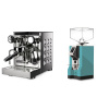 Rocket Espresso Appartamento TCA, white + Eureka Mignon Specialita, CR tiffany blue