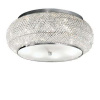 Krištáľové svietidlo IDEAL LUX Pasha PL10 Cromo 100746