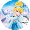 CUKROVÁ TLAČ jedlý obrázok na tortu Cukrová hmota POPOLUŠKA PRINCEZNÁ DISNEY #