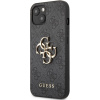 Guess PU 4G Metal Logo kryt pre iPhone 13, sivý 57983105765