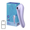 Satisfyer Dual Pleasure vibrátor s aplikáciou (fialový)