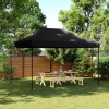 Skladací pop-up párty stan čierny 410x279x315 cm-ForU-4005014