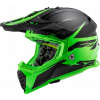 Prilba LS2 MX437 FAST EVO ROAR BLACK GREEN M (Prilba LS2 MX437 FAST EVO ROAR BLACK GREEN M)