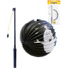 _Ostatní 1_ Lampion Halloween koule Duch 25cm na svíčku / žárovku s hůlkou na baterie Světlo