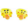 Dětské gumičky do vlasů Včelky, 2 ks - žluté