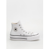 Converse Chuck Taylor All Star Lift Hi (white/black/white) 37, biela