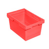 Univerzálné stohovatelné nádoby classic-line D, skladné, 600 x 400 x 323 mm, červené, BJ = 2 kusy