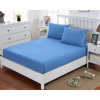 HoD Plachta s gumkou Jersey PLUS Modrá Bavlna Rozmer v cm: 220 x 200