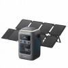 Súprava: Stacja zasilania Anker Solix C300X DC 288Wh 300W + Solárny panel 60W