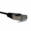 Patchcord RJ45, kat. 6 FTP F/UTP, 0,5 m, Netrack, čierny