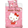 Carbotex Obliečky do postieľky Hello Kitty Malá Mlsalka