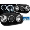 LAMPY VW GOLF 4 09.97-09.03 ANJELSKÉ OČI CCFL ČIERNA