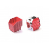 Prosperplast Set úložných boxů 8ks BINEER LONG SET 160x98x70mm červený