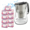 Filtračná kanvica na vodu Aquaphor Onyx 4,2L čierna + 9 náplní Maxfor+ Mg