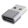 PremiumCord Aluminium adaptér USB C female - USB2.0 A Male