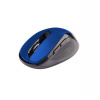 C-TECH myš WLM-02, černo-modrá, bezdrátová, 1600DPI, 6 tlačítek, USB nano receiver (WLM-02B)