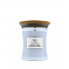 WoodWick Sagewood & Seagrass vonná sviečka s dreveným knôtom 275 g