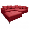 MID.YOU ROHOVÁ SEDACIA SÚPRAVA, textil, červená - Online Only obývacie izby - 001628000306
