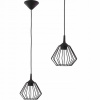 Závesná lampa tuba kovová kovová čierna zlatá GU10 (Závesná lampa tuba kovová kovová čierna zlatá GU10)