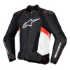 Bunda MISSILE 3, ALPINESTARS (černá/bílá/červená fluo, vel. 58)
