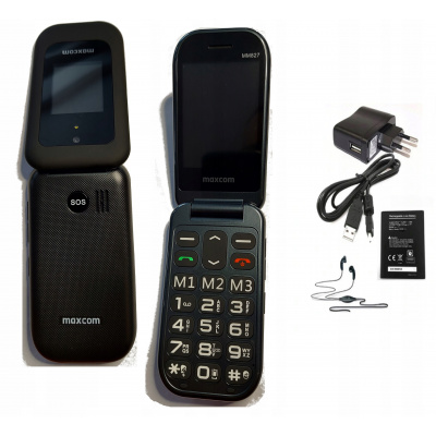 Telefón s klapkou pre senior Maxcom MM827 4G (Telefón s klapkou pre senior Maxcom MM827 4G)