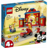 LEGO Disney 10776 Hasičská stanica a hasičské auto Mickey Mouse a priatelia