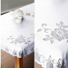 Obrús na stôl - Oblek 140 x 180 cm obdĺžnik (Hadarský obrus 140x180cm Jacquard White Color)