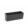 Nohel Garden Truhlík Begonia RATTAN plastový antracitový 56x19x19cm