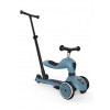 Detská kolobežka / odrážadlo Scoot & Ride Highwaykick 1 Push and Go – Oceľová modrá