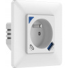 IMMAX NEO SMART múdra vnútorná zásuvka s kolíkom (typ E) / 16A / 1x USB / 1x USB-C / PD 20W / Zigbee / LIDL / TUYA
