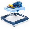 Baby Mix Dětské chodítko s volantem a silikonovými kolečky tmavě modré (53265)