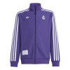 adidas Real Madrid Icon Tracksuit Top Junior's Unity Purple 11-12 Years