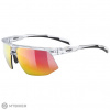 uvex Aerios okuliare, clear/mirror red