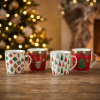 Vianočný hrnček v plechovke EASY LIFE 350 ml mix vzorov