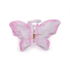 Stoklasa Skřipec do vlasů motýl - 2 růžová sv.