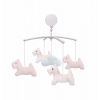 Caramella Baby Pink kolotoč nad postieľku ružový