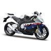 Maisto Motocykl, 2010 BMW S1000RR, bílá, 1:12