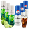6x SYROP SODASTREAM 3x PEPSI Cola + 3x MOJITO MOHITO Koncentrát na vodu