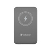 Verbatim, power banka s bezdrôtovým nabíjaním, 5V, nabíjanie telefónu, 32249, 10 000mAh, magnetické pripevnenie, šedá