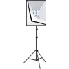 Štúdiová sada Puluz softbox 50x70cm, statív, LED žiarovka 4 ks PU5071EU